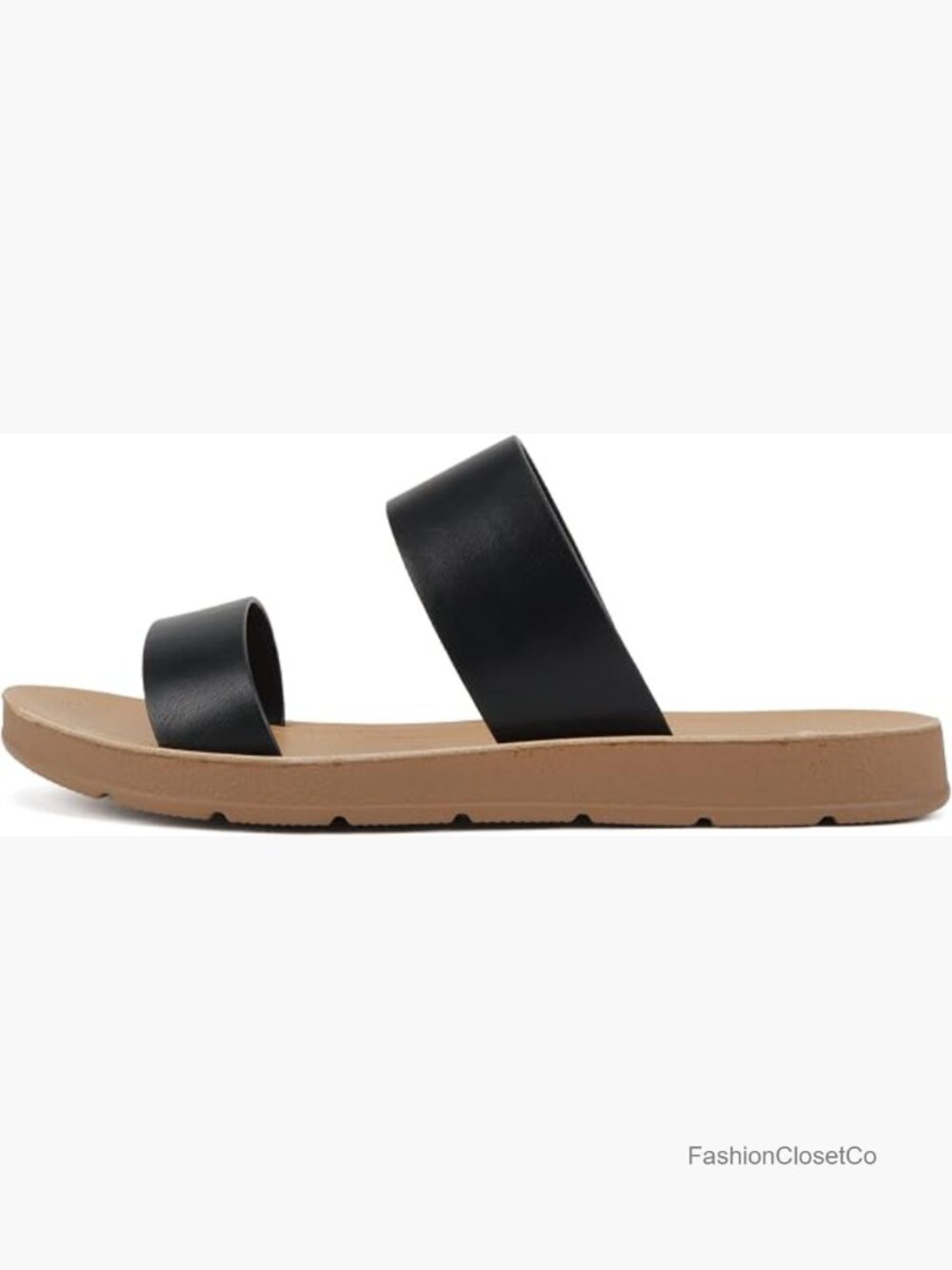 Women Flip Flops Flat Beach Sandals Slides Double Straps Slide Sandals